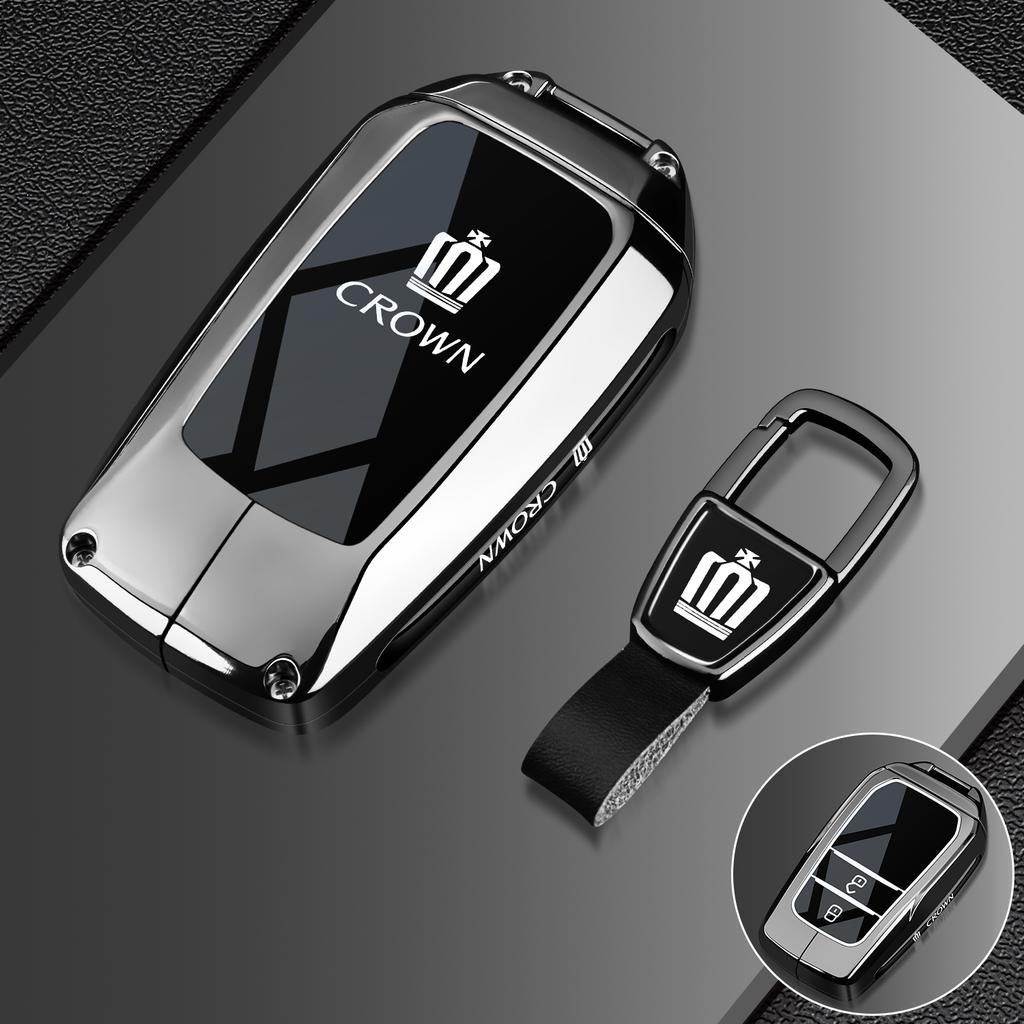 For Toyota Crown Land Release Keycase 2024 13th and 14th Generation Crown Car Special Shell Leather Full Buckle