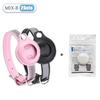 Pet GPS Tracker Leather Pet Adjustable Collars for Apple Airtag Location Tracker Dog Cat Anti-lost Reflective Protection Case