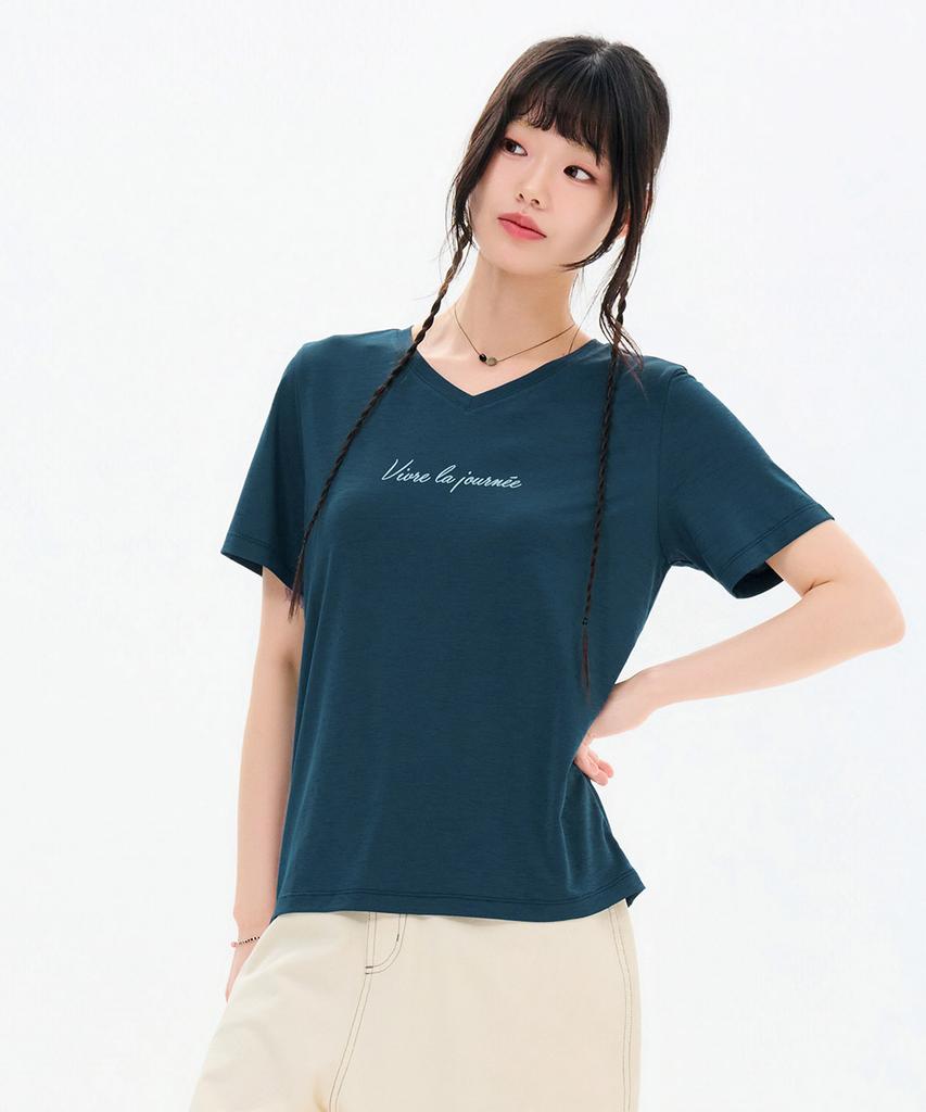 CHASECULT Women'S Ice V-Neck T-Shirt-Fbzg5855C0G