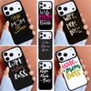 Чехол для телефона из ТПУ «Жена Мама Начальница Мама» для iPhone 17ProMax 12 13 14 15 16e 17 Pro Max Plus Air Cover