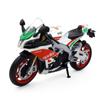 1/12 Aprilia RSV4 Alloy Motorcycle Model Toy Diecast with Shock Absorbers Model Motorcycle Collection Boys Toy Gifts Decoration