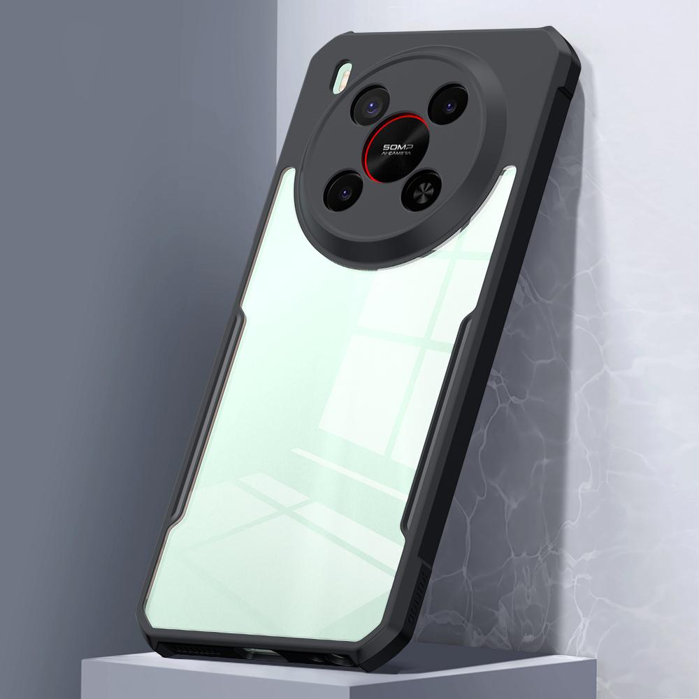 XUNDD Для ZTE Blade V70 Max Чехол Противоударный ТПУ+Акрил Прозрачная Задняя Крышка для Телефона