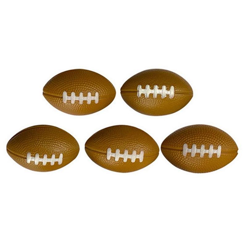 5Pcs Mini Soft Football Basketball Baseball Tennis Rugby Toy Foam Rubber Squeeze Ball Anti Stress Toy Balls Soccer Hand Exercise
