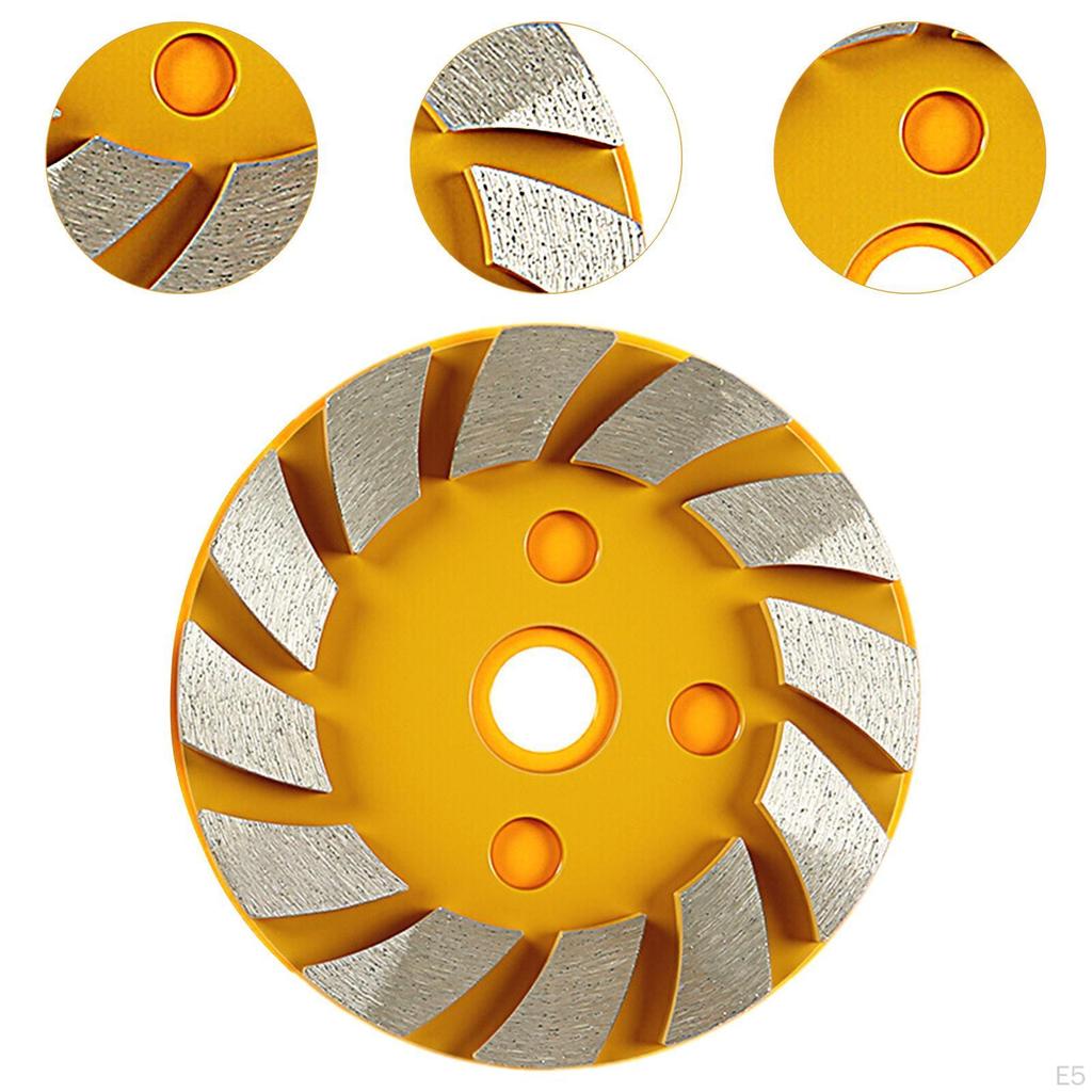 Бетонный алмазный шлифовальный чашечный круг Угловая шлифовальная машина Насадки Очистка Каменная поверхность Ряд