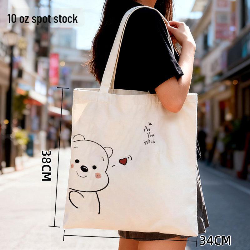 Urgent Custom Logo Black Canvas Tote Bag for Advertising & Training
