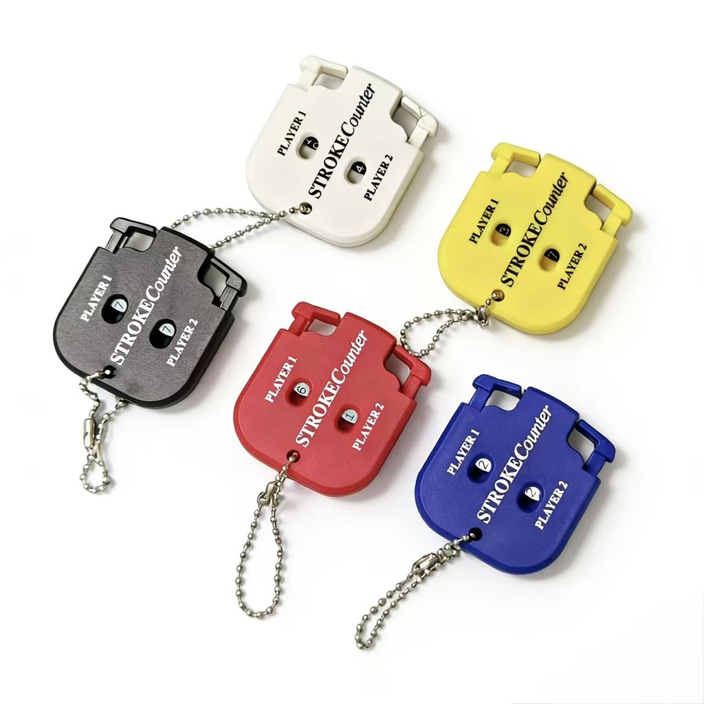 5 Color Golf Scorekeeper Portable Score Count Competition Practice Essential Accessory Outdoor Sports Daily Training Game Use
