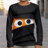 Halloween Tees 3d Skull Optical Illusion T Shirts For Children Clothes Fteenagers Boys Wear Large Eyeball T-Shirt For A Boy 2023