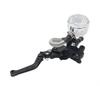 Motorcycle 7/8" 22mm Handlebar Clutch Brake Levers Master Cylinder Reservoir Set