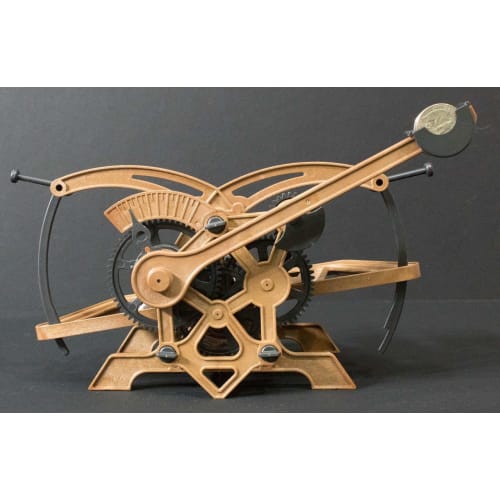 Academy Leonardo Da Vinci Manuscript Measuring Clock Plastic Model 18174