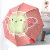 1pc Cute Sheep Illustration Umbrella with Plastic Handle,Suitable for All Seasons Home Travel Outdoor Umbrellaptys31034