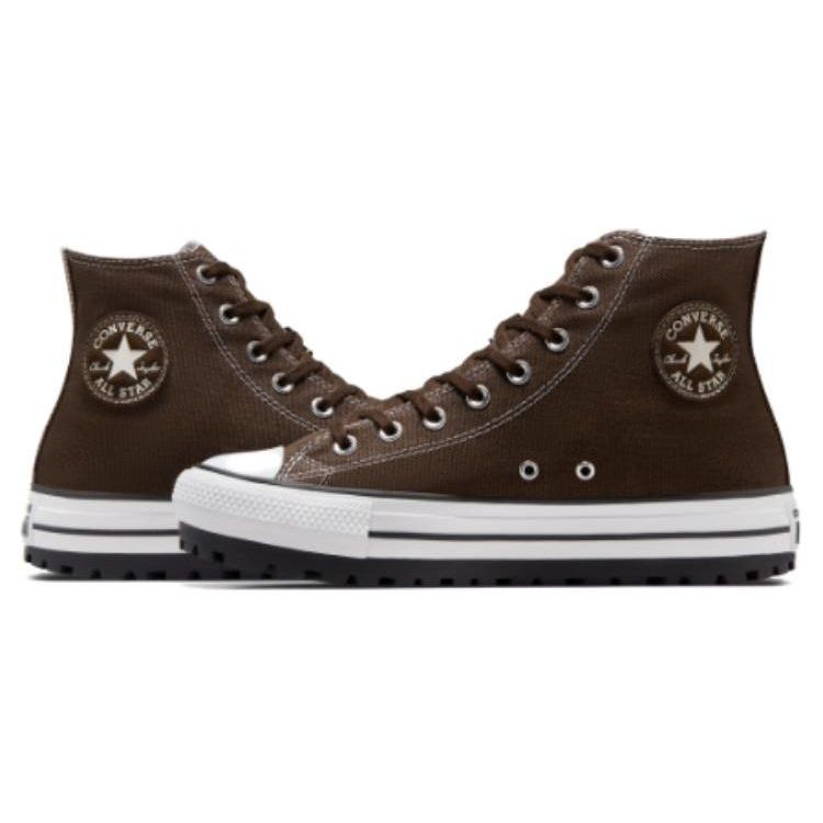 Converse Chuck Taylor All Star City Trek High Fresh Brew Unisex Sneakers Brown White Black A06601C