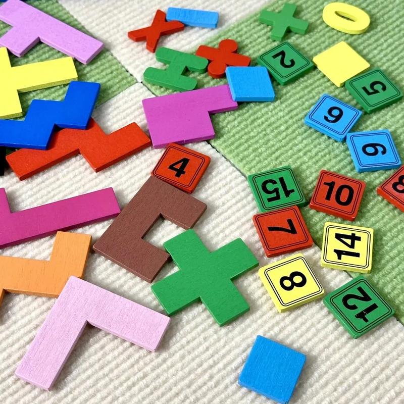 Деревянная игрушка-пазл 3 в 1, распознавание цвета и формы, развивающие игры для детей, деревянные пазлы, игрушки, танграмы для детей