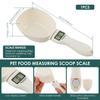 Pet Food Measuring Scoop Electronic Dog Cat Food Measuring Cup Digital Spoon Scale Kitchen Food Scale with LED Display