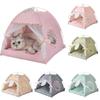Foldable Princess Cat Bed Comfortable Dog Basket Beds Ventilate Pet Tent House for All Seasons