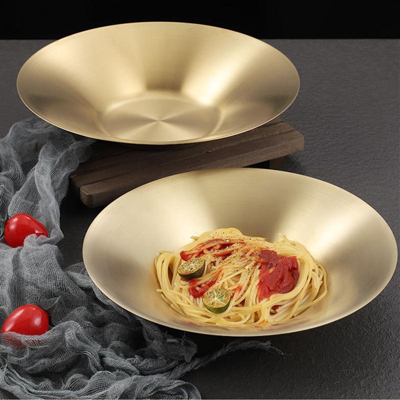 Кухонная большая емкость из нержавеющей стали миска для рамена в японском стиле 25/27см миски для риса, супа, салата, контейнеры для еды, посуда