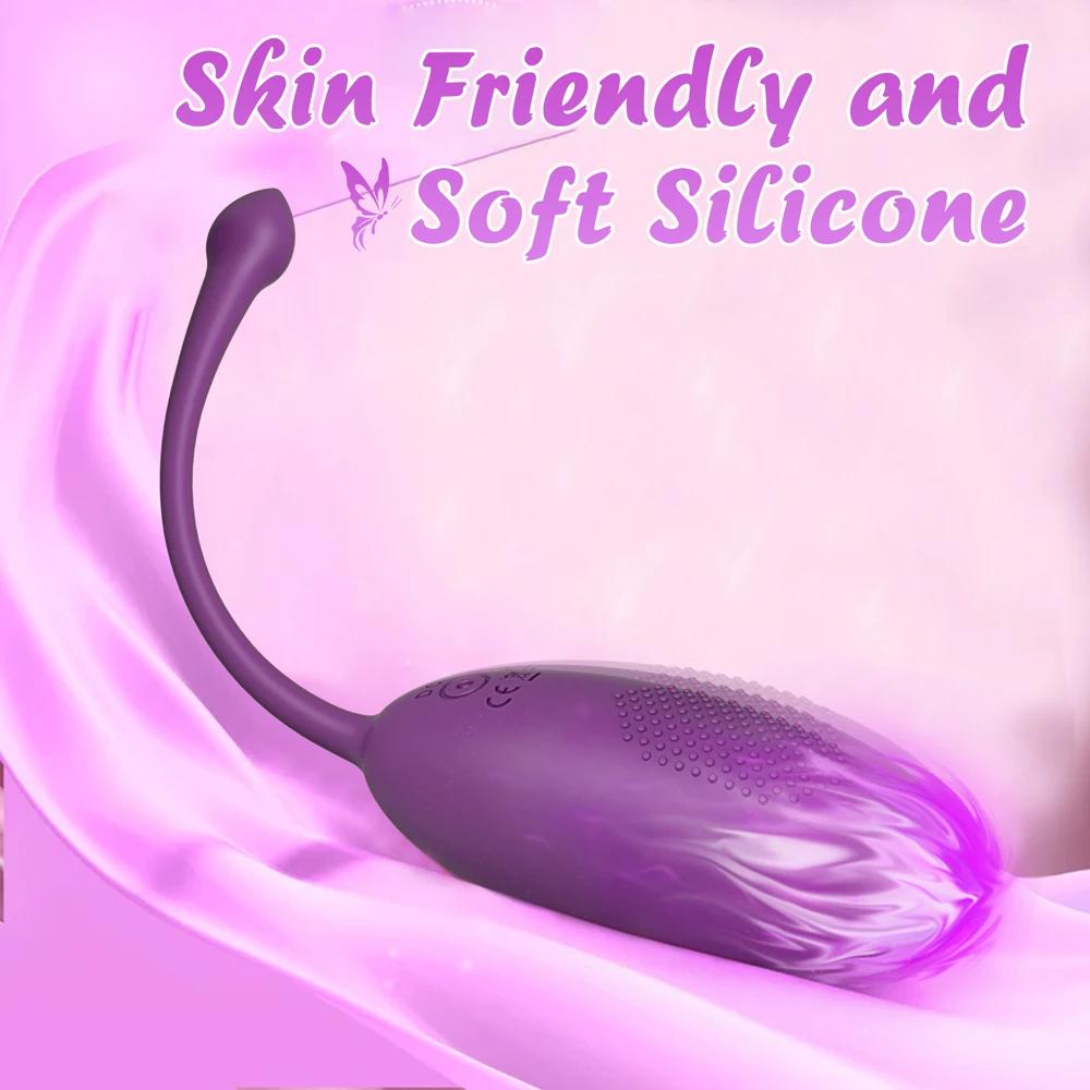 Вибратор с дистанционным управлением для женщин, массажер точки G и клитора, носимое вибрирующее любовное яйцо, женские секс-игрушки для взрослых пар 18+