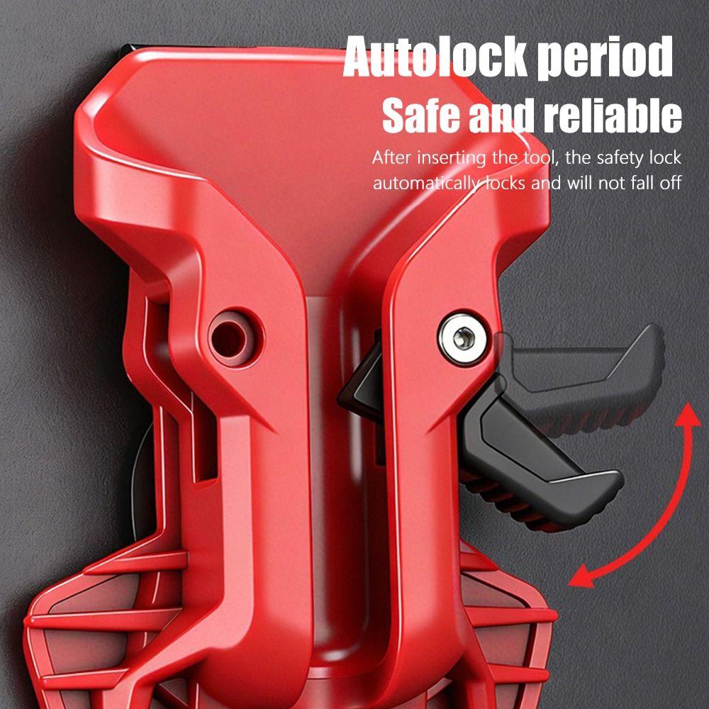 Self-locking Drill Holder Belt Clip Quick Release High-hardness Quick-hook Tool Holder Power Tool Waist Hanging Power Tool Usage