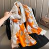 Silk Scarf Women's Autumn Winter Warm Shawl