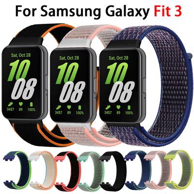 Нейлоновый ремешок для Samsung Galaxy Fit 3, регулируемый эластичный браслет-петля, ремешок для часов для Samsung Galaxy Fit3, сменный ремешок