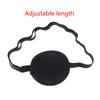 1pc Pirate Eye Patch Unisex Black Single Eyepatch For Cosplay - Washable Adjustable Concave Eye Patch Kid Pirate Costume