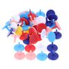 50Pcs/Pack Golf Ball Mark Portable Round Shaped Plastic Flat Golf Ball Position Markers Random Color Golf Accessories