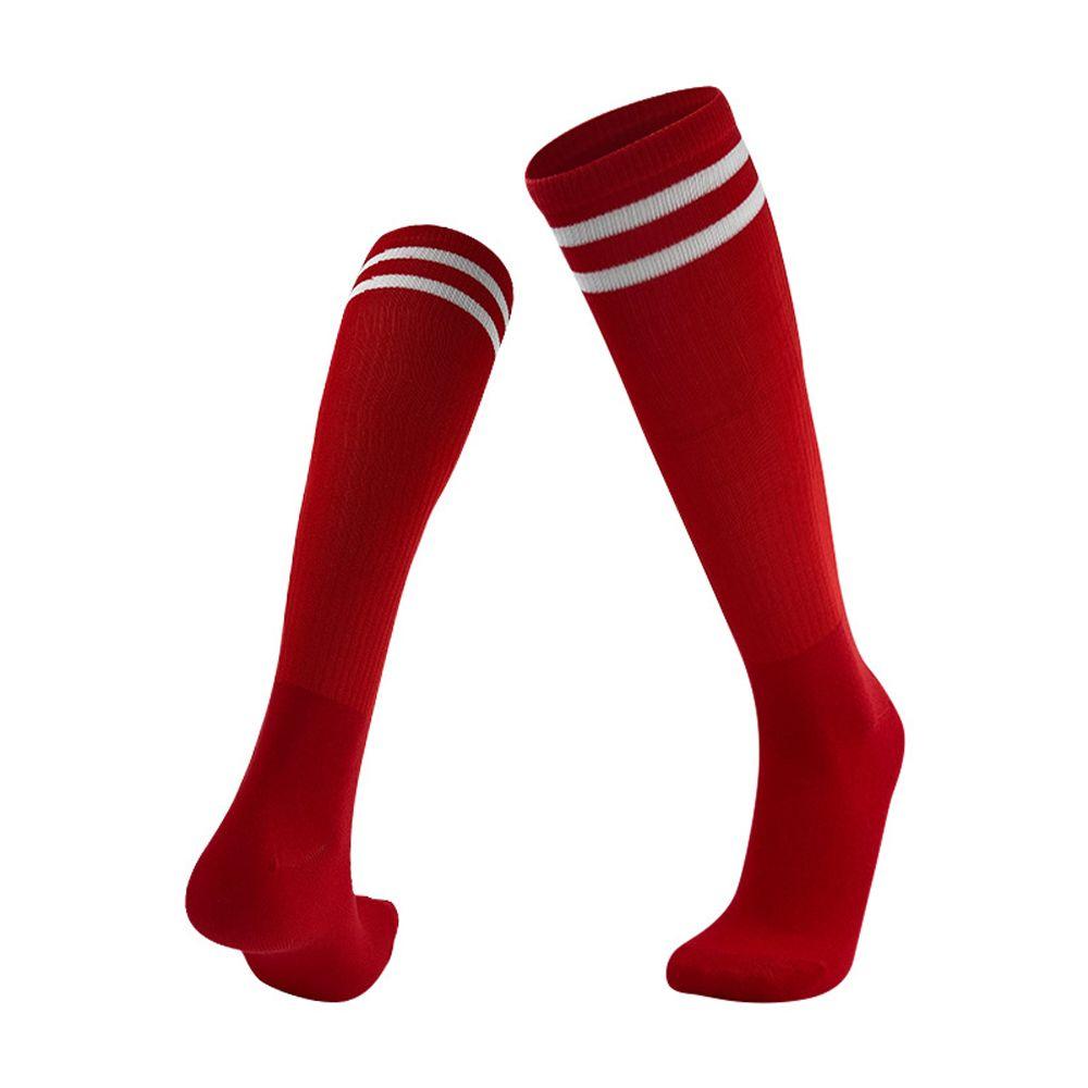 Striped Long Tube Cotton Spandex Soccer Over Knee Socks Sports Socks Football Long Socks Kids Sock