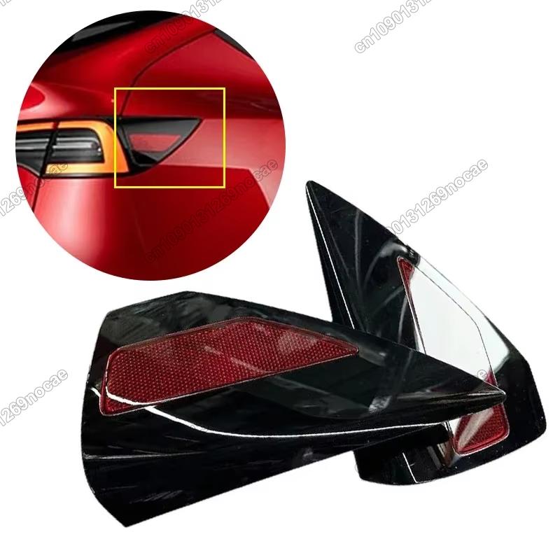 Right Taillight Plate Cover 1518783-00-A For Tesla Model Y/3 2017-2023 Rear Trim Quarter Panel Reflector Lamp Charging Port Cap