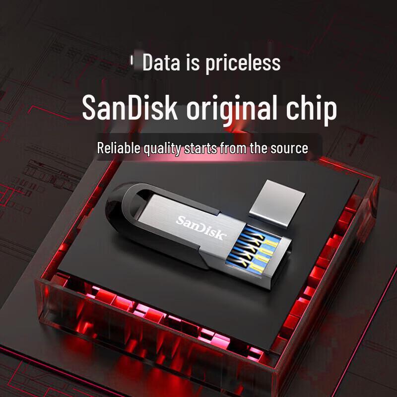 SanDisk CZ73 64 ГБ USB 3.0 Зашифрованный металлический флеш-накопитель
