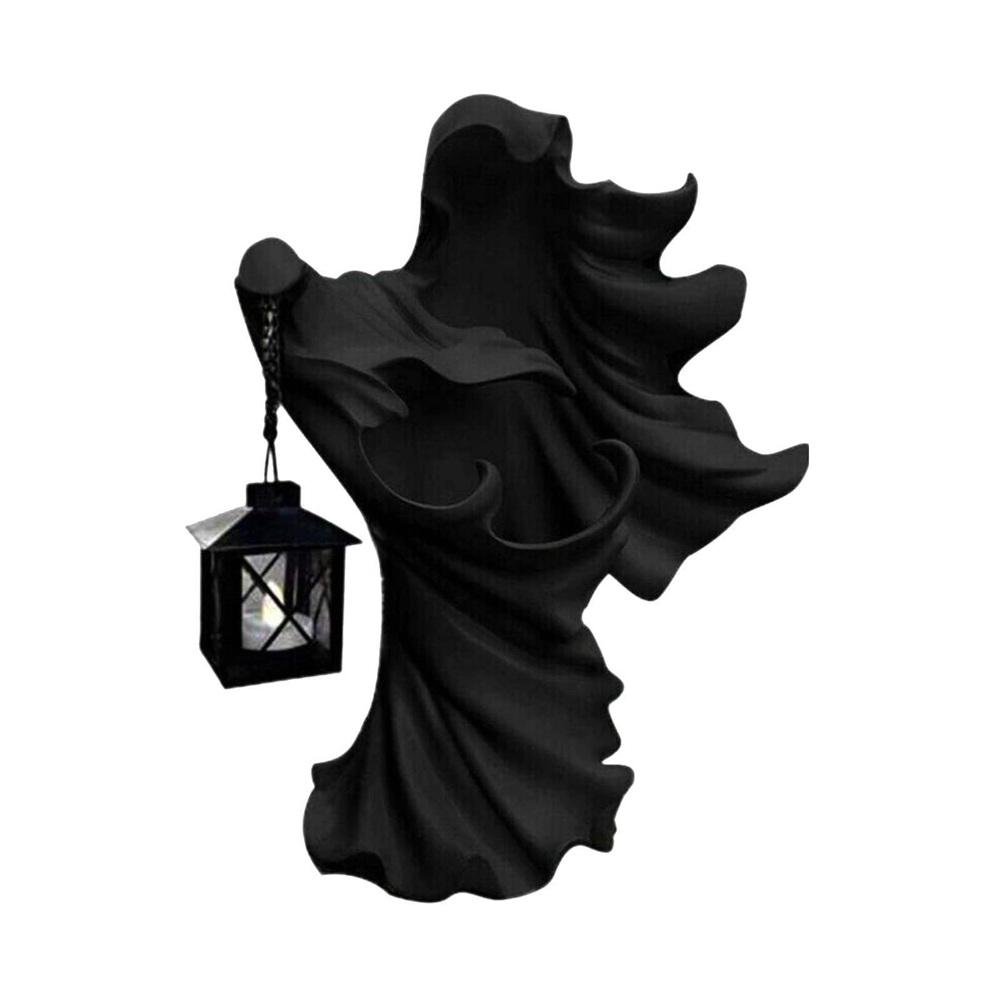 Фонарь Призрак Посланник Ада Призрак с фонарем Ведьма Украшение Лампа Смола