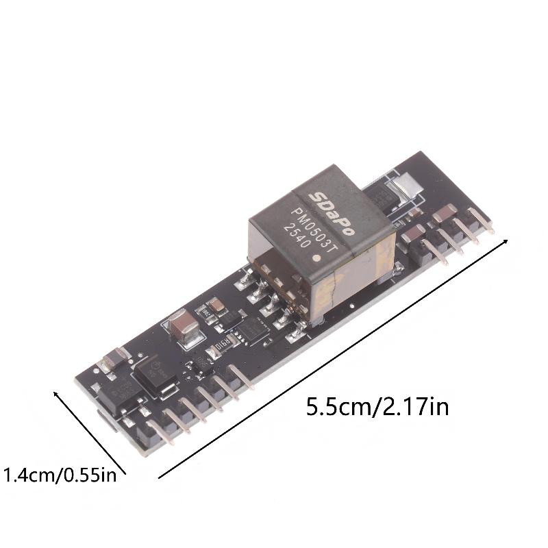 Dp1435 Dp9700 5V 2.4A PoE-модуль Стандарт IEEE802.3Af Af Изолированный PoE-модуль Без конденсаторов Поддерживает 100M 1000M PoE-модуль