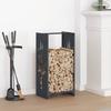 Firewood Rack Anthracite Grey 40 x 30 x 80 cm Cold Rolled Steel