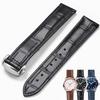 Genuine Leather Strap for Omega Seamaster Speedmaster Folding Buckle Bracelet Waterproof Calfskin Watch Band 19mm 20mm 21mm 22mm
