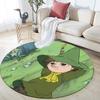 Snufkin Art pattern round rug,Carpet Rug for Living Room Bedroom Playroom ,Non-slip Floor Mat,Holiday Gifts and Birthday Gifts.