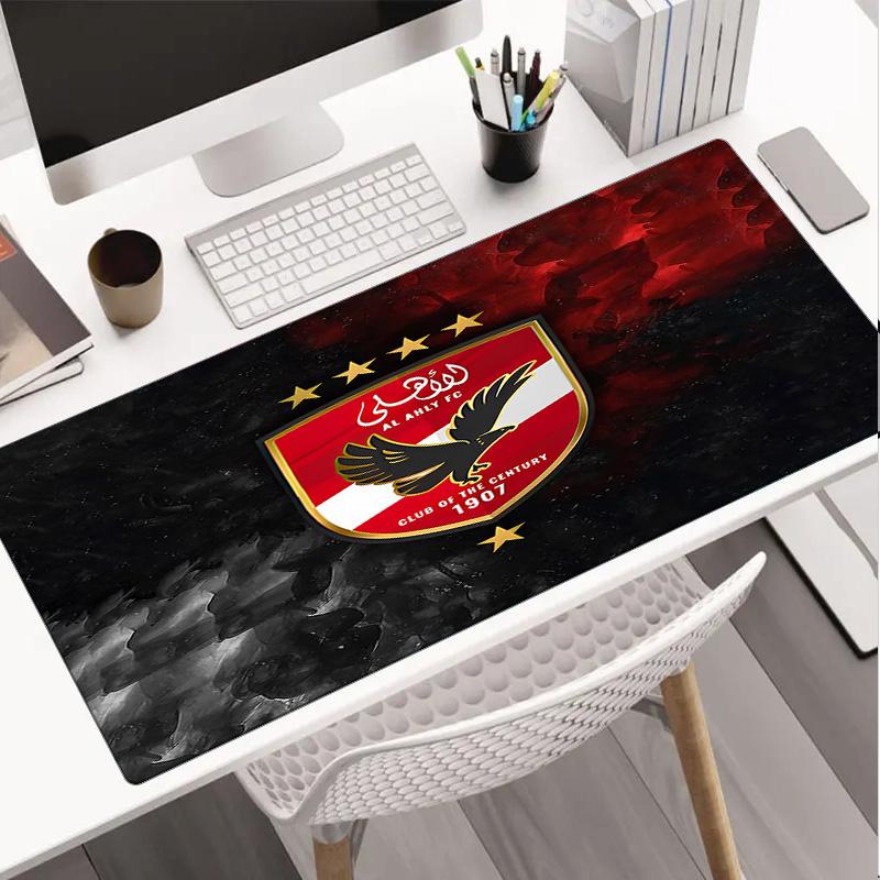 Al Ahly Fc Crest Design Mouse pad Mouse pad, Gaming Mouse Pad, keyboard pad, Desk Decor for computer notebook Fan Gift Birthday Gift