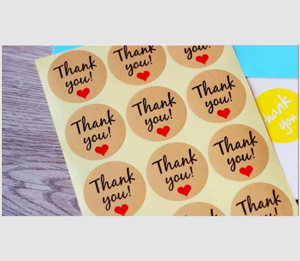 10 Sheets Adhesive Baking Seal Sticker for Christmas Party Favor Gift Bag Candy Box Decor Simple Blessing Words Gilding Sticker