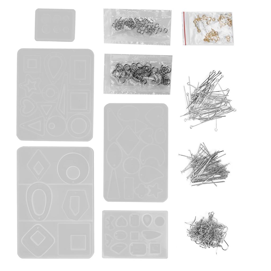 Наборы силиконовых форм для литья ювелирных изделий, инструменты и материалы для изготовления подвесок своими руками