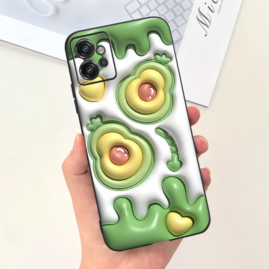 For Motorola Moto G32 Phone Case Back Cover Stylish Pattern Soft Liquid Silicone TPU Coque Fundas MotorolaG32 G 32 Panda Housing