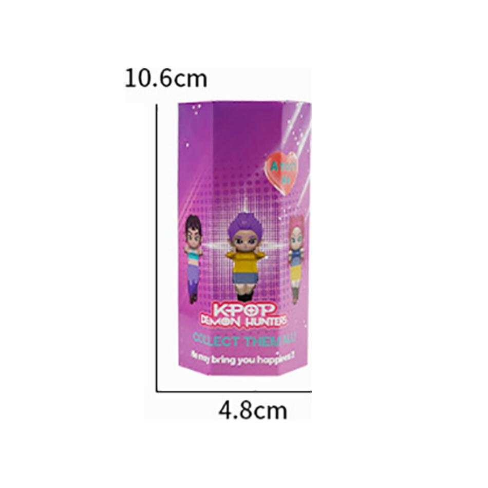 Версия Q K-pop Охотники на демонов коробка Фигурка Игрушка Derpys Tiger Rumi Mira Zoey Sussy Фигурка Кукла Фанаты Рождество день рождения Подарок
