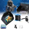 Подводная камера для рыбалки, 4,3-дюймовая HD камера для подледной рыбалки, Портативный эхолот ночного видения, Портативная камера-эхолот 1080P со светодиодной камерой и широким углом обзора 220°
