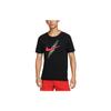Dri-FIT Rise 365 Kipchoge Logo Print Quick-Dry Running T-Shirt Men Tops Black FB7067-010