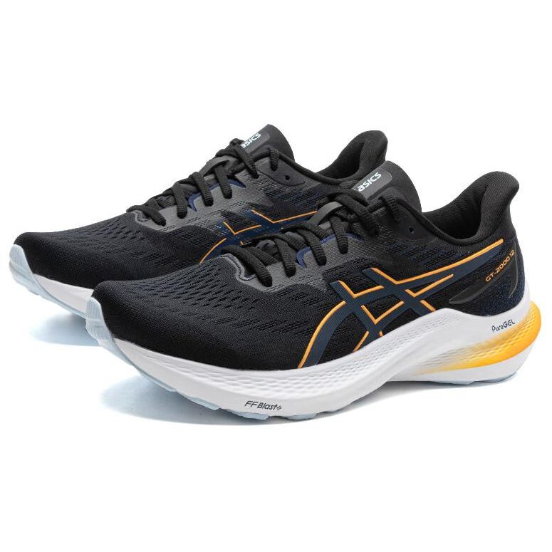 Asics Мужские кроссовки GT 2000 12 Black Fellow Yellow 1011B691-005