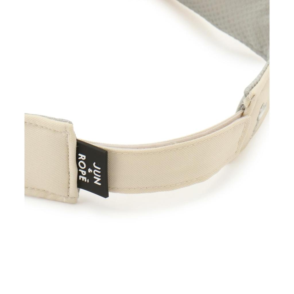 Visor Rhinestone Logo Twill Visor ERU14200 Beige [June Andrope] Women's (27)