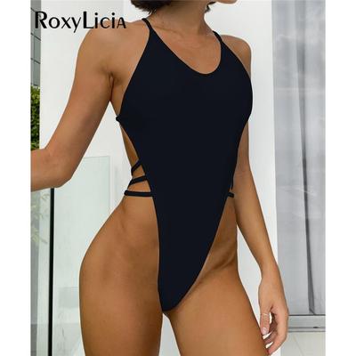 Сексуальные экстремальные мини-микро стринги с ремешками, женские купальники, цельный купальник, женский монокини с открытой спиной, купальный костюм, купальный костюм