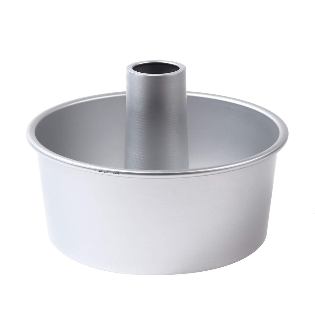 Japanese-made Seamless Aluminum Chiffon Cake Mold (17cm Chiffon Mold)