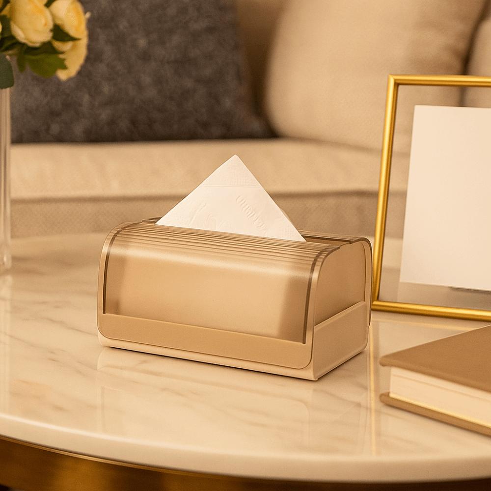 Modern Style Napkin Paper Box Light Luxury Napkin Holder Durable Tissue Holder Coffee Table