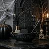 DIY Простой Стиль Ремесленная Чаша Хэллоуин Готический Собор Конфетница, 3D Печатное Жуткое Темное Хранение Арт Украшение Блюдо, Настольный Поднос для Закусок