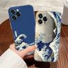 Большая волна Кацусика Хокусай Чехол Для Apple iPhone 17 16 15 14 13 12 11 Pro Max 16 Plus 16E 17Air 17Pro Чехол для телефона Funda