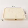 Eco-Friendly 6-Compartment Corn Starch Disposable Food Container