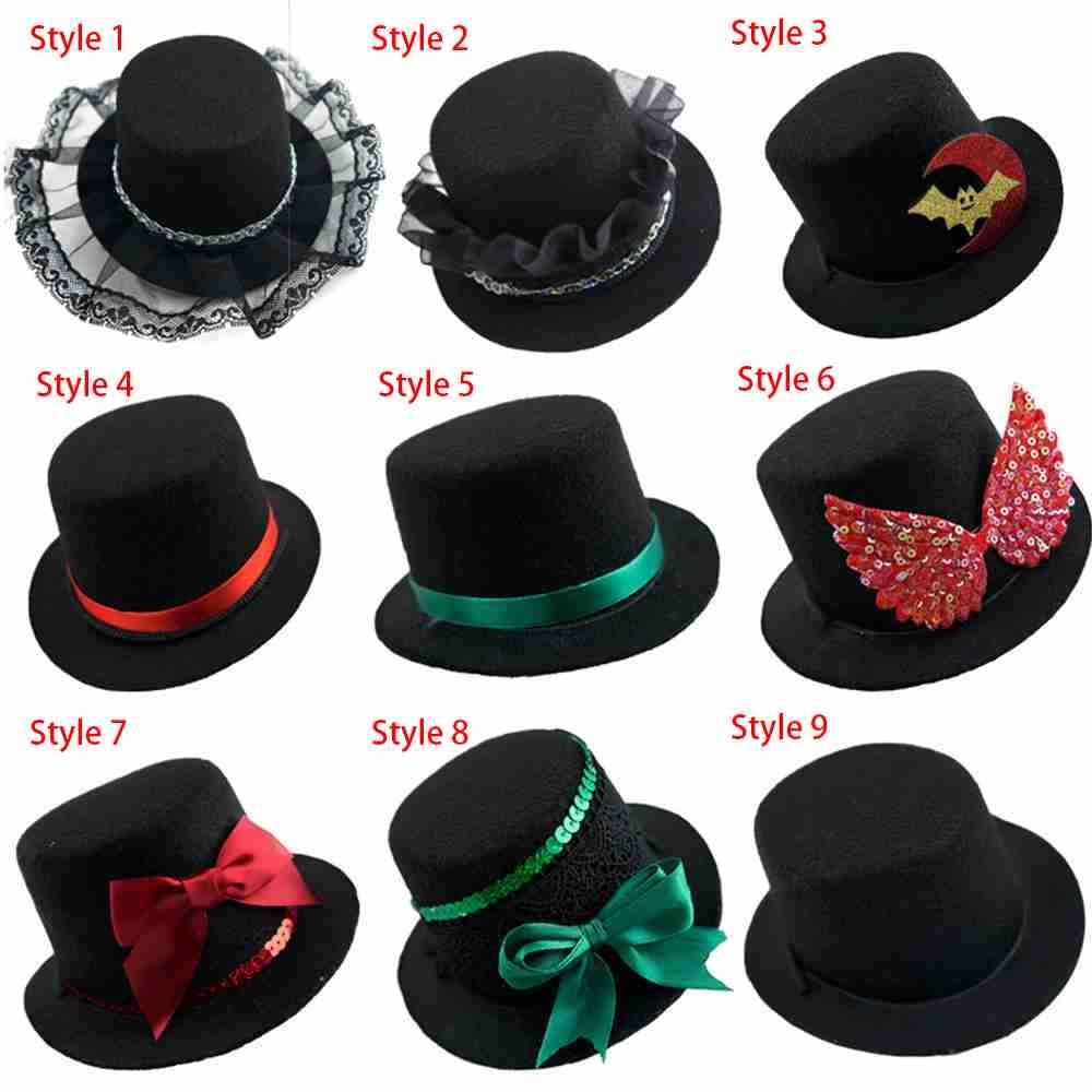 Pet Accessories Dog Costume Top Hat Party Cosplay Dogs Caps Headwear Pet Gentleman Hats Cowboy Hat