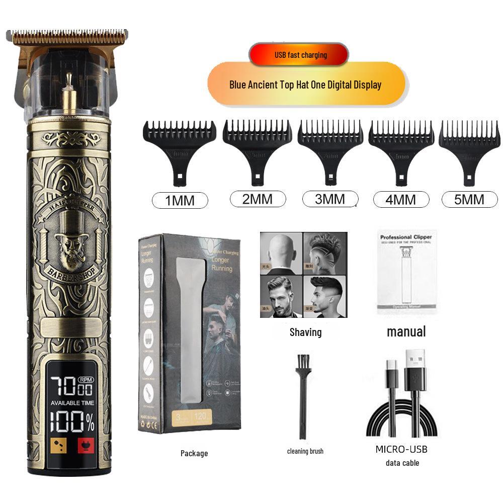 Профессиональная электрическая машинка для стрижки волос T9 для дома - Трансграничное бритье и карвинг